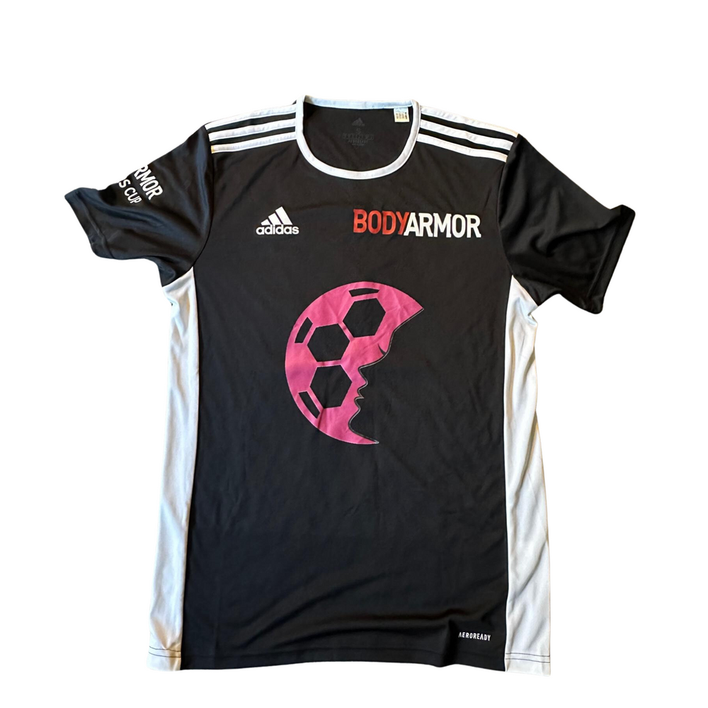 Joanna Lohman Game-Worn BodyArmour Soccer Girl Problems Jersey for the MLS All Star BodyArmour Cup (Black)