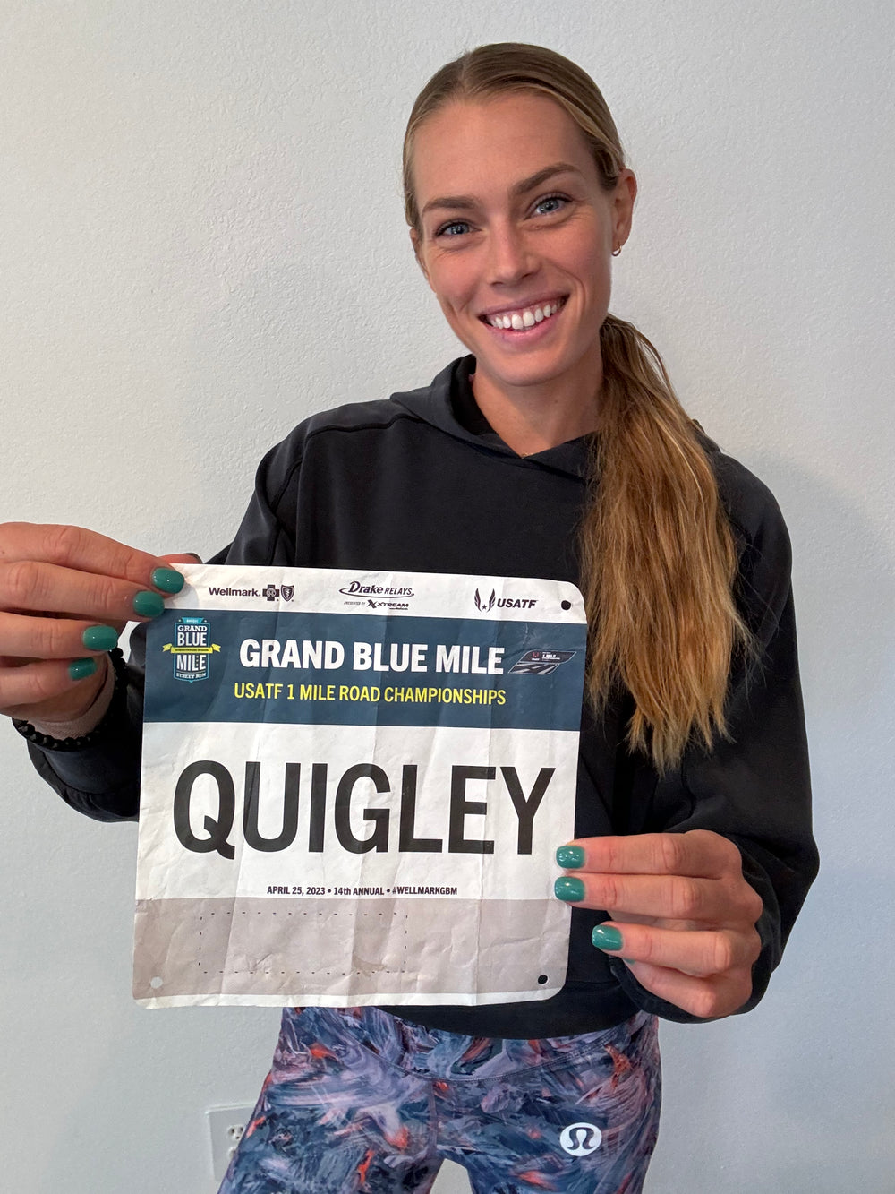 Colleen Quigley: 2023 USATF 1 Mile Road Championships Racing Bib
