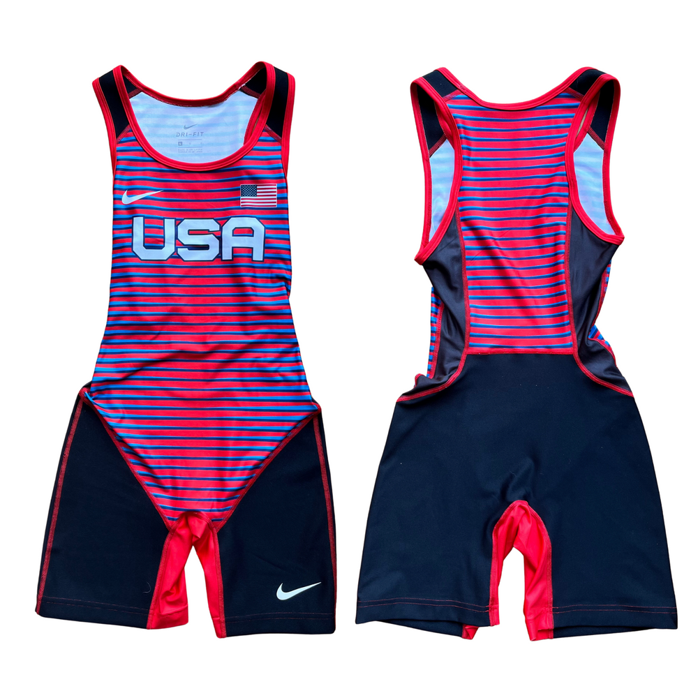 Jourdan Delacruz Team USA 2020 Toyko Olympic Singlet - Red (XS)