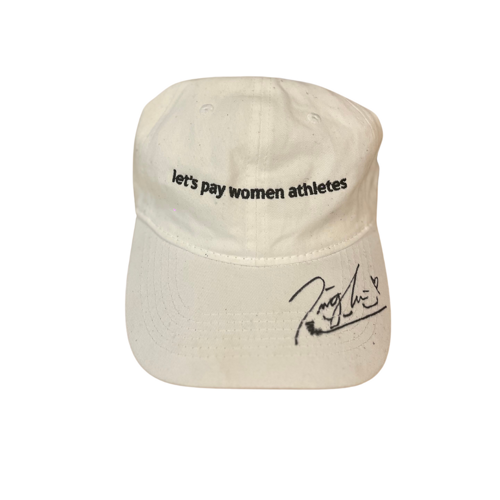 Ting Cui Signed Let's Pay Women Athletes Hat